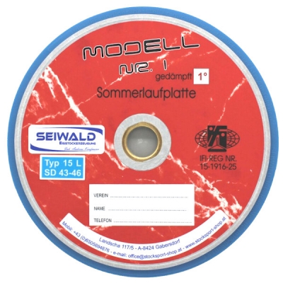 Seiwald "Modell 1" gedämpfte Sommerlaufplatte
